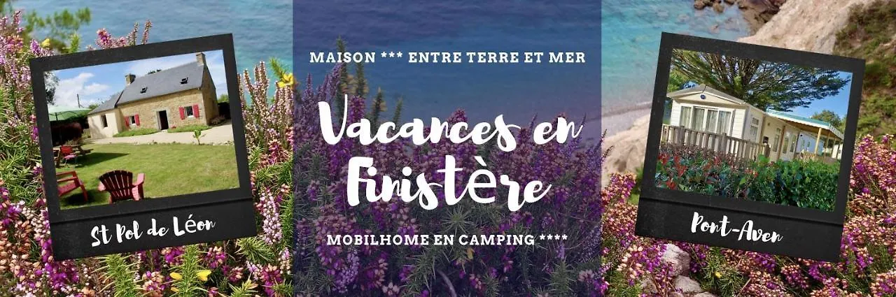 Mobilhomes 6 et 8 personnes PONT AVEN Kerlann Draps fournis Pont-Aven